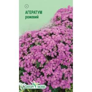 Агератум розовый - цветы, 0,1 г семян, ТМ Элитсорт фото, цена